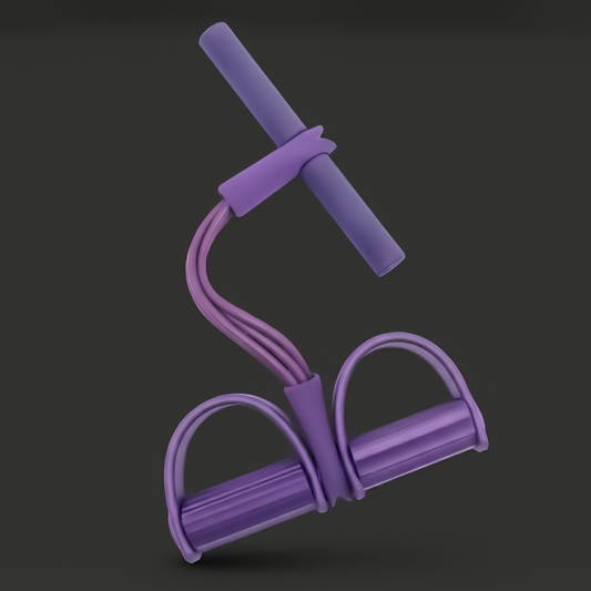 Tummy Trimmer – Foot Pedal Elastic Resistance Band (Random Color)